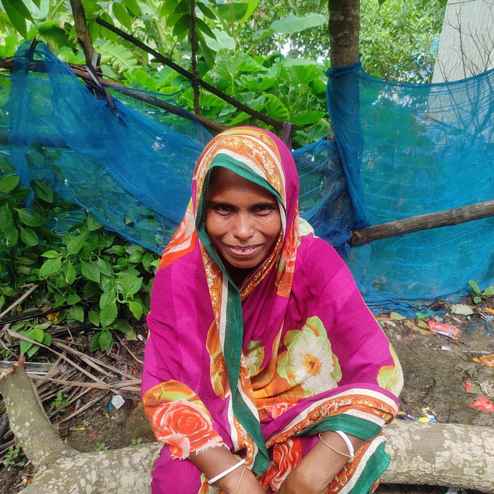 Durga Rani Munda, a member of the Munda community and victim of rising salinity